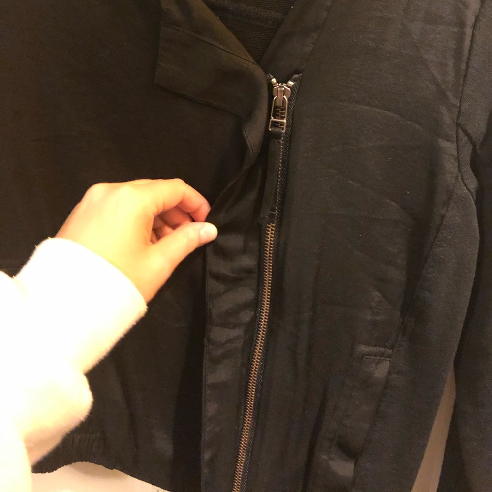 Loft Black Side Zip Jacket - image 4